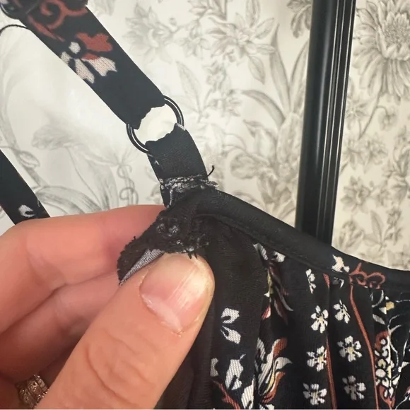 Maurices Black and White Floral Mini Dress - Picture 4 of 12